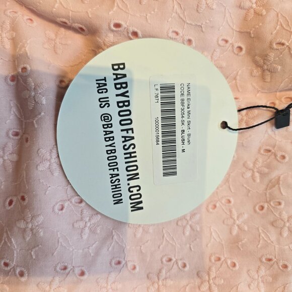 Babyboo Erika Mini Skirt in Blush M - Picture 3 of 3